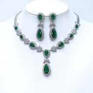 Show details for Need-Now Green Luxury 2 Piece Jewelry Set from Editor Picks