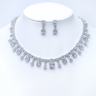 Show details for Good Quality Cubic Zirconia Luxury 2 Piece Jewelry Set