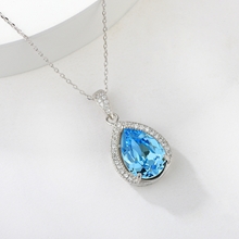Show details for Affordable Platinum Plated Swarovski Element Pendant Necklace from Trust-worthy Supplier