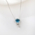 Picture of 925 Sterling Silver Swarovski Element Pendant Necklace with Fast Delivery