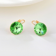 Show details for Zinc Alloy Green Earrings with Full Guarantee