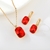 Picture of Wholesale Red Zinc Alloy 2 Piece Jewelry Set with No-Risk Return