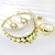Picture of Fast Selling Gold Plated Big 4 Piece Jewelry Set