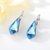 Picture of Eye-Catching Blue Zinc Alloy Dangle Earrings with Member Discount