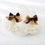 Show details for Great Artificial Pearl Delicate Dangle Earrings