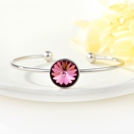 Show details for Famous Small Zinc Alloy Cuff Bangle