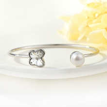 Show details for Zinc Alloy Swarovski Element Cuff Bangle at Super Low Price