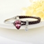 Show details for Wholesale Gold Plated Red Fashion Bangle with No-Risk Return