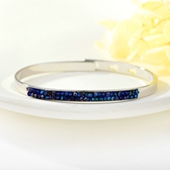 Show details for Sparkly Small Zinc Alloy Fashion Bangle