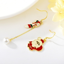 Show details for Copper or Brass Red Dangle Earrings from Certified Factory