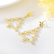 Show details for Brand New White Gold Plated Dangle Earrings with SGS/ISO Certification