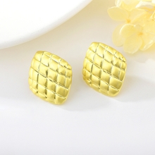 Show details for Dubai Copper or Brass Stud Earrings with Fast Shipping