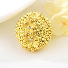 Show details for Affordable Zinc Alloy Flower Fashion Ring from Trust-worthy Supplier