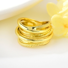 Show details for Affordable Zinc Alloy Gold Plated Fashion Ring from Trust-worthy Supplier