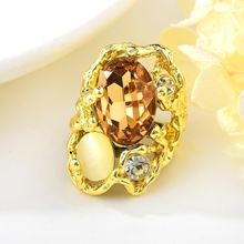 Show details for Sparkly Big Artificial Crystal Fashion Ring