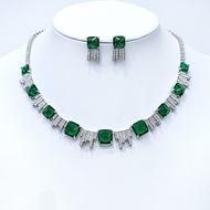 Show details for Fashion Cubic Zirconia Luxury 2 Piece Jewelry Set