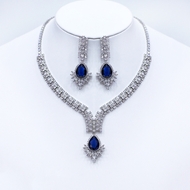 Show details for Need-Now Platinum Plated Big 2 Piece Jewelry Set from Editor Picks