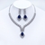 Picture of Need-Now Platinum Plated Big 2 Piece Jewelry Set from Editor Picks