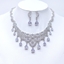 Show details for Famous Big White 2 Piece Jewelry Set