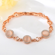 Show details for Eye-Catching White Zinc Alloy Fashion Bracelet with Member Discount