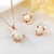 Picture of New Season Rose Gold Plated Zinc Alloy 2 Piece Jewelry Set with SGS/ISO Certification