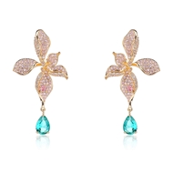 Picture of Impressive Green Luxury Dangle Earrings with Low MOQ