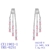 Picture of Popular Cubic Zirconia White Dangle Earrings