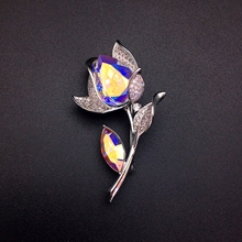Show details for Copper or Brass Platinum Plated Brooche Best Price