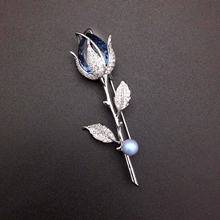 Show details for Sparkly Medium Copper or Brass Brooche