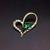 Picture of Unique Cubic Zirconia Love & Heart Brooche