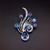 Picture of Trendy Platinum Plated Big Brooche for Her