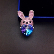 Show details for Copper or Brass Love & Heart Brooche Online Shopping