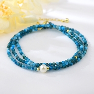 Picture of Classic natural stone Short Chain Necklace Online Only