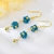 Picture of Need-Now Blue Gold Plated 2 Piece Jewelry Set from Editor Picks