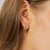 Picture of Delicate White Stud Earrings with Beautiful Craftmanship