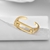 Picture of Bling Delicate Gold Plated Adjustable Ring