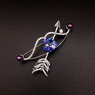 Show details for Big Copper or Brass Brooche for Ladies