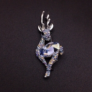 Show details for Filigree Big Blue Brooche