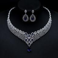 Show details for Big Cubic Zirconia 2 Piece Jewelry Set of Original Design
