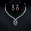 Show details for Inexpensive Platinum Plated Luxury 2 Piece Jewelry Set with Member Discount