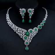 Show details for Copper or Brass Big 2 Piece Jewelry Set with Unbeatable Quality