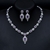 Picture of Sparkly Big Purple 2 Piece Jewelry Set