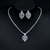 Picture of Sparkling Big Cubic Zirconia 2 Piece Jewelry Set