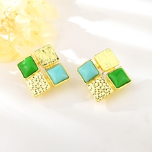 Show details for Zinc Alloy Big Big Stud Earrings in Flattering Style