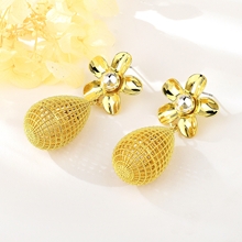 Show details for Purchase Copper or Brass Big Dangle Earrings with Wow Elements