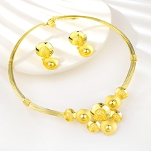 Show details for Hypoallergenic Gold Plated Zinc Alloy 2 Piece Jewelry Set with 3~7 Day Delivery