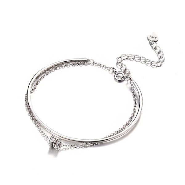 Picture of 999 Sterling Silver Small Fashion Bracelet As a Gift