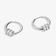 Picture of 999 Sterling Silver Small Stud Earrings in Exclusive Design