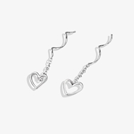 Picture of 999 Sterling Silver Small Dangle Earrings in Exclusive Design