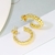 Picture of Brand New Gold Plated Delicate Small Hoop Earrings with SGS/ISO Certification